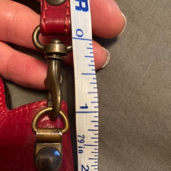 Luisa Red leather small crossbody bag - Picture 12 of 12